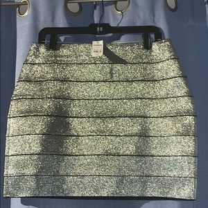 Express Sparkle Stretchy Skirt